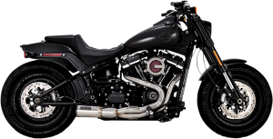 Hi-output 2:1 Exhaust System Matte Black, 1, nordicamoto.ro