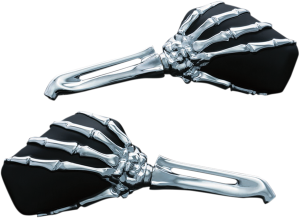 Skeleton Hand Mirrors Black, 1, nordicamoto.ro