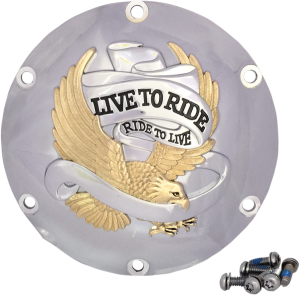 Live To Ride Derby Cover Gold, 1, nordicamoto.ro