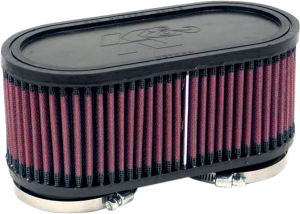 Clamp-on Air Filter Black, Red, 1, nordicamoto.ro