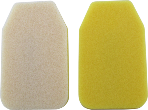 Foam Air Filter Yellow, 1, nordicamoto.ro
