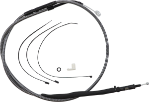 High-efficiency Polished Karbonfibr Clutch Cable Silver, 3, nordicamoto.ro