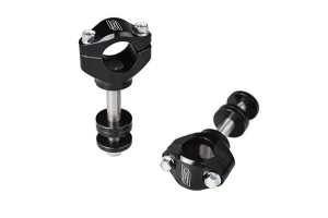 Bar Mounts For Oem Triple Clamps Black, Silver, 3, nordicamoto.ro