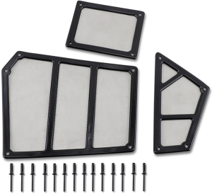 Hot Air Elimination Kit Black, 1, nordicamoto.ro