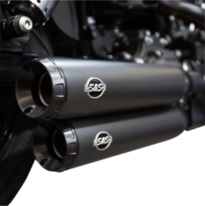 Grand National Slip-on Mufflers Black, 1, nordicamoto.ro