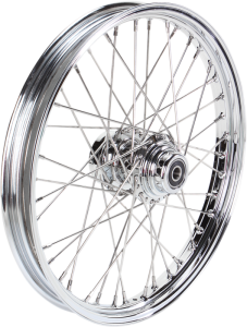 Front Wheel 21x2.15 Single-disc 40-spoke Chrome Silver
