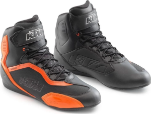 Narancssárga hétvége, KTM FASTER 3 WP fekete csizma, nordicamoto.ro