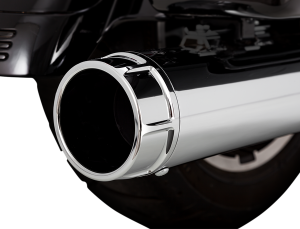 Torquer 450 Slip-on Mufflers Chrome 