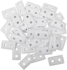 Double Digger® Aluminum Support Plates White, 2, nordicamoto.ro