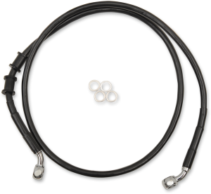 Extended Length Brake Line Black, Vinyl Coated Oversize [+102 mm (4'')], 1, nordicamoto.ro