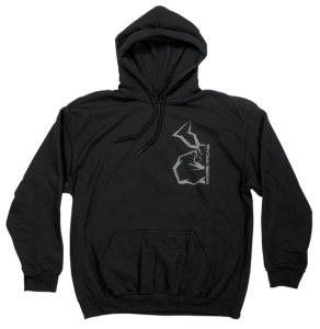 Half Agroid Hoodie Black
