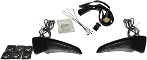 Sequential Tour Pak Seat Back Rest Led Lights White