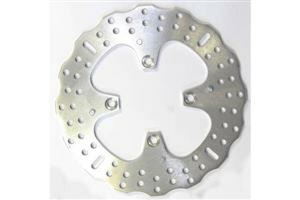 Contour Fixed Brake Rotor Silver, Stainless Steel, Zinc