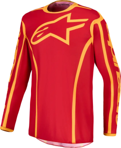 Alpinestars Fluid Apex V2 póló, piros/arany, L, 1, nordicamoto.ro
