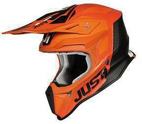 Casca JUST1 J18 Pulsar sisak – narancssárga, fehér, fekete, nordicamoto.ro