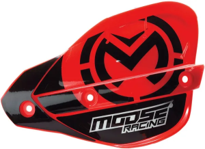 MOOSE RACING Probend kormányvédők – fekete, piros, 1, nordicamoto.ro