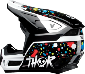 Thor Fleet Splat gyermek sisak – Többszínű/Fehér/Fekete – L-es méret, 4, nordicamoto.ro