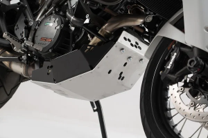 Motorvédő – fekete, ezüst