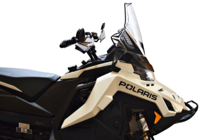 Powermadd Windshield Polaris Matryx Tall (20") Clear w/Black Graphics, 2, nordicamoto.ro