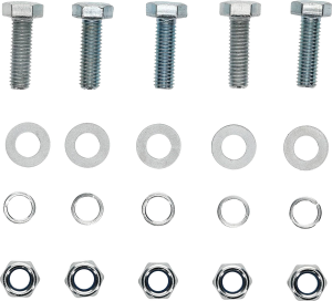 Winch Hardware Kit Silver, 2, nordicamoto.ro