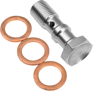 Banjo Bolt 600 Series Chrome, 1, nordicamoto.ro