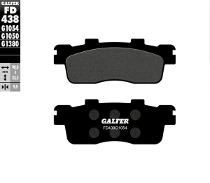Semi-metallic Brake Pads, 1, nordicamoto.ro