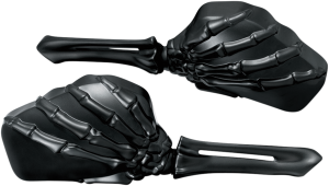 Skeleton Hand Mirrors Black