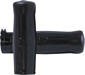 Old School Rubber Grips Black, 1, nordicamoto.ro