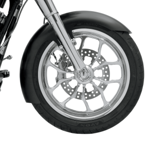 Hugger Front Fender With Mounting Blocks For Softail/dyna Black, 4, nordicamoto.ro