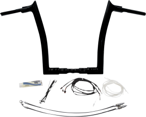 1-1/2(r) Ez Install Pointed Top Handlebar Kit Black, 1, nordicamoto.ro