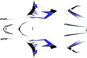 Graphics For Restyle Body Kits Black, Blue, White, 1, nordicamoto.ro