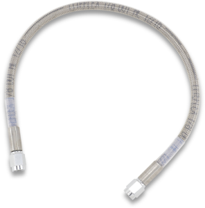 Universal Brake Line Silver, Clear-coated