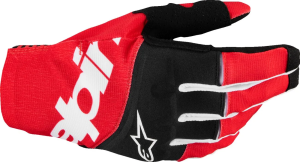 Alpinestars Techstar MX kesztyű, piros/fekete