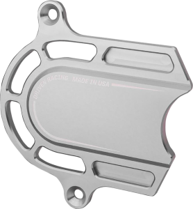 Sprocket Cover Silver, Anodized