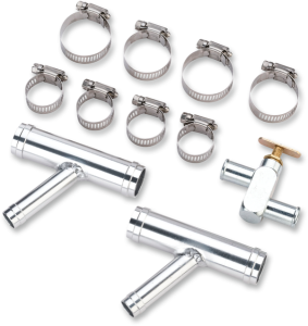 Heater Fitting Kit Silver 
