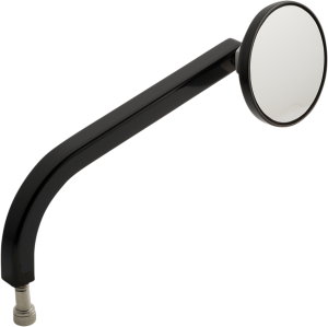 No. 2 Standard 2-1/4(r) Round Mirror Black