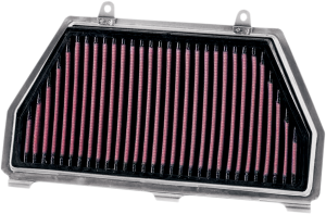 High-flow Air Filter Black, Red, 1, nordicamoto.ro