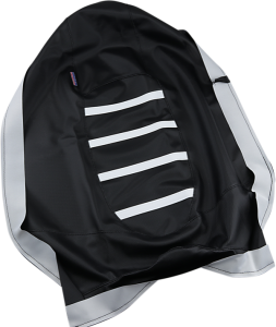 Gripper Seat Cover Black, White, 1, nordicamoto.ro