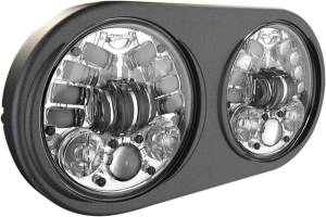 Adaptive 2 Led Headlights Chrome, 1, nordicamoto.ro