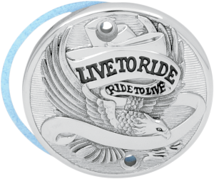 Live To Ride Points Cover Gold
