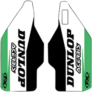 Lower Fork Guard Graphics Black, Green, White, 1, nordicamoto.ro