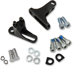 Short Passenger Footpeg Mount Kit Black