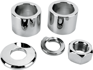 Axle Spacer/nut Kit Silver