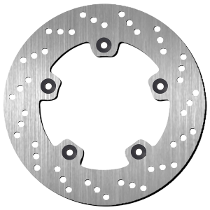 Brake Rotor Round Silver