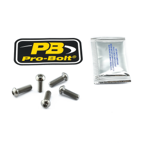 Brake Rotor Mounting Bolt Kit Silver, Unfinished, 2, nordicamoto.ro