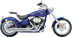 Speedster Slashdown Short Exhaust System Chrome, 1, nordicamoto.ro