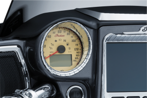Aztec Gauge Cluster Accents Chrome, 4, nordicamoto.ro