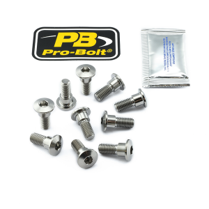 Brake Rotor Mounting Bolt Kit Silver, Unfinished, 2, nordicamoto.ro