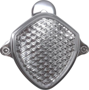 Billet Aluminum Horn Chrome, 1, nordicamoto.ro