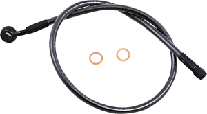Alternate Length Upper Brake Line Black, Black Pearl, 2, nordicamoto.ro